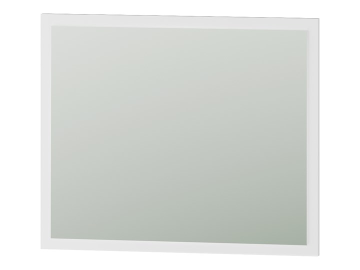 Lustro łazienkowe w białej ramie - Milton 9X