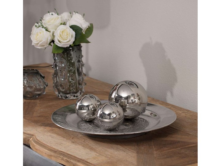 Dekoracyjna kula Metal Ball 18cm, ⌀18 cm Kategoria Figury i rzeźby