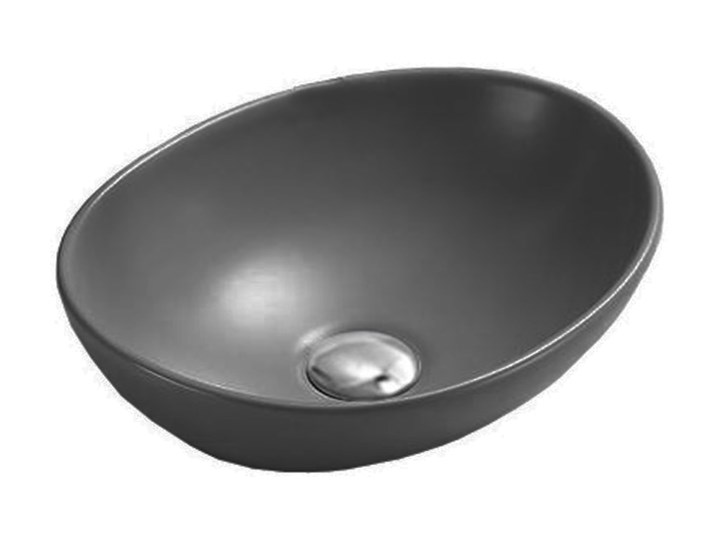 VELDMAN CERAMICZNA UMYWALKA NABLATOWA VERA CIEMNY SZARY MAT