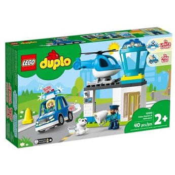 Klocki LEGO DUPLO - Posterunek policji i helikopter (10959)