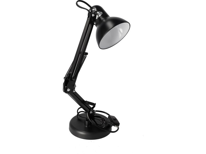 Lampka biurkowa kreślarska PIXI Black E27 zestaw czarny podstawa i klips EDO777535 Lampa z kloszem Tworzywo sztuczne Wysokość 68 cm Lampa z klipsem Metal Stal Lampa biurkowa Funkcje Lampa regulowana