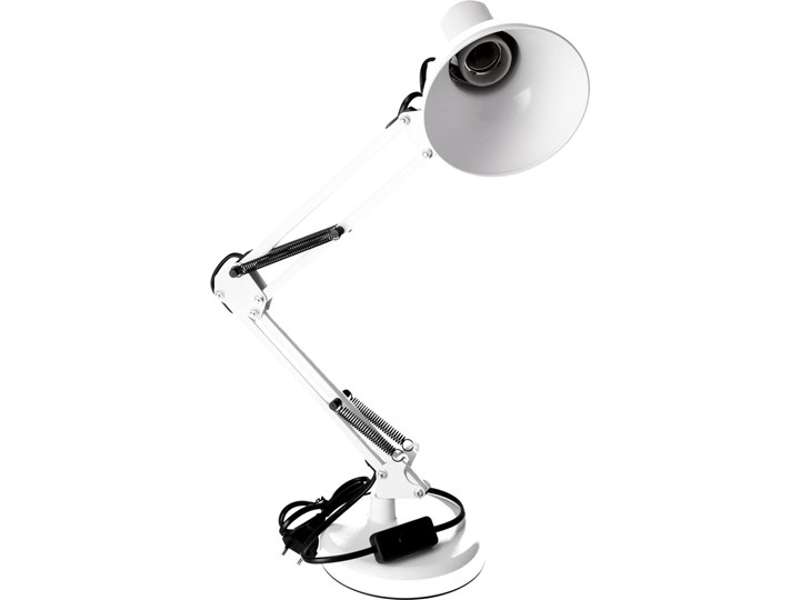 Lampka biurkowa kreślarska PIXI White E27 zestaw biały podstawa i klips EDO777536 Lampa z kloszem Wysokość 68 cm Tworzywo sztuczne Lampa biurkowa Styl Tradycyjny Stal Metal Lampa z klipsem Kategoria Lampy stołowe
