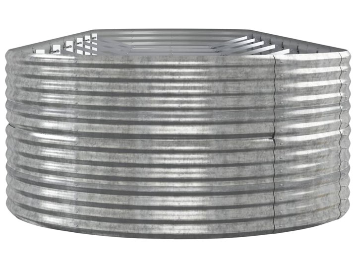 vidaXL Donica ogrodowa z malowanej proszkowo stali, 584x140x68 cm Metal Kwadratowy Kategoria Donice ogrodowe