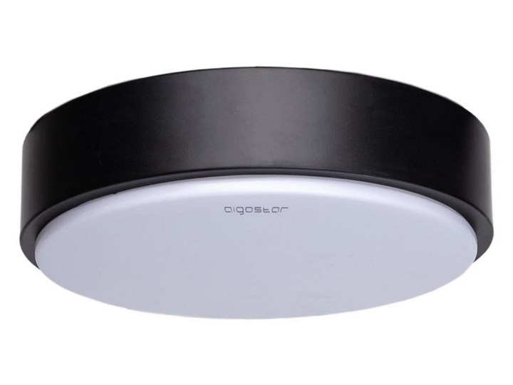 Aigostar - LED Plafon LED/12W/230V 4000K śr. 23 cm czarny Lampa LED Lampa sufitowa Kategoria Lampy ogrodowe