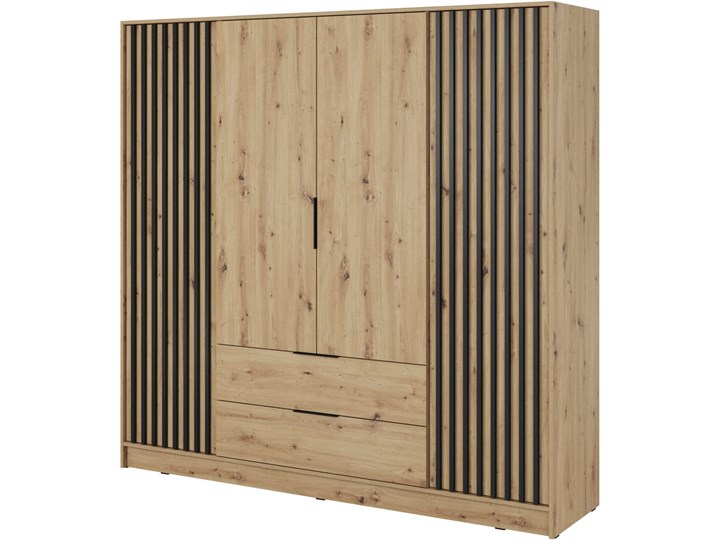Szafa Nelly 206 cm dąb artisan bez lustra - Meb24.pl