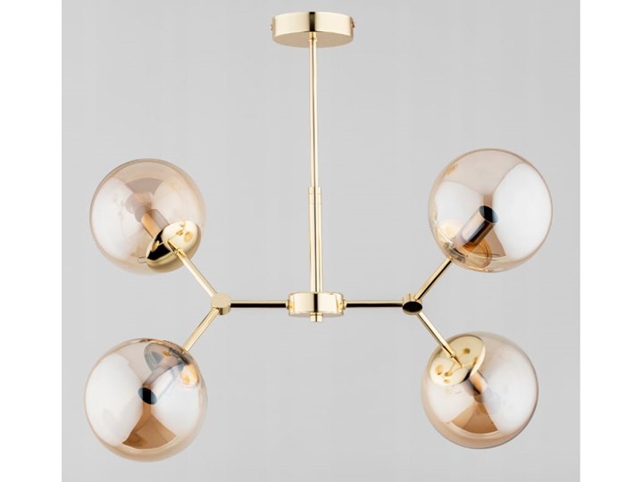 Foton bursztynowa lampa wisząca nowoczesna 4-punktowa 63119 Alfa