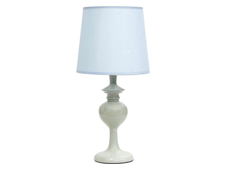 Lampka stołowa błękitna nocna Berkane 41-11749 Lampa z abażurem Kolor Metal Tkanina Lampa nocna Kategoria Lampy stołowe
