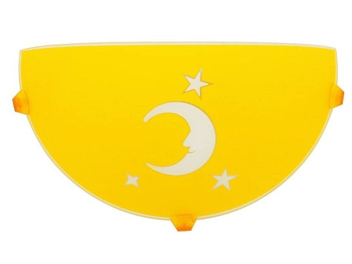 Plafon dziecięcy lampa ścienna księżyc żółty 11-30149