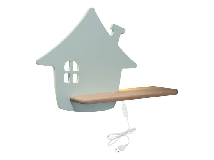 Lampa kinkiet półeczka LED 5W 4000K IQ Kids House miętowy 21-85214