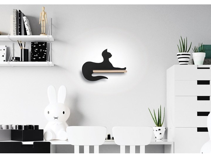 Kinkiet LED 5W dla dziecka czarny kot siedzący Cat Candellux 21-75642 Typ Lampa LED Kategoria Lampy dziecięce
