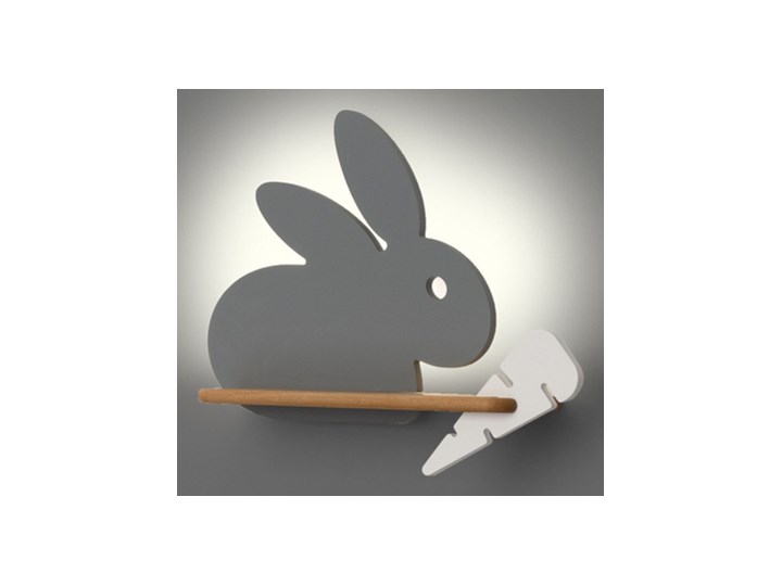 Lampa kinkiet półeczka 5W LED 4000K IQ Kids Rabbit szary+biały 21-84743 Typ Lampa LED