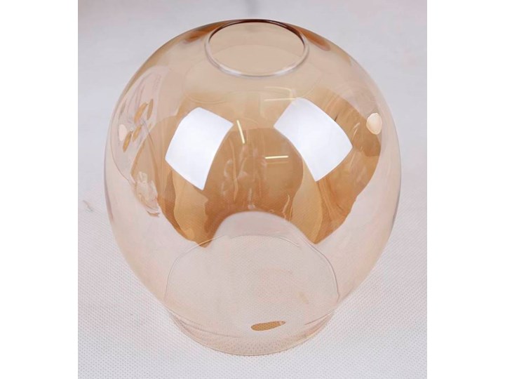 Lampa wisząca szklana czarno/brązowa 3xE27 Aspa 33-00606 Lampa z kloszem Metal Szkło Kolor Brązowy