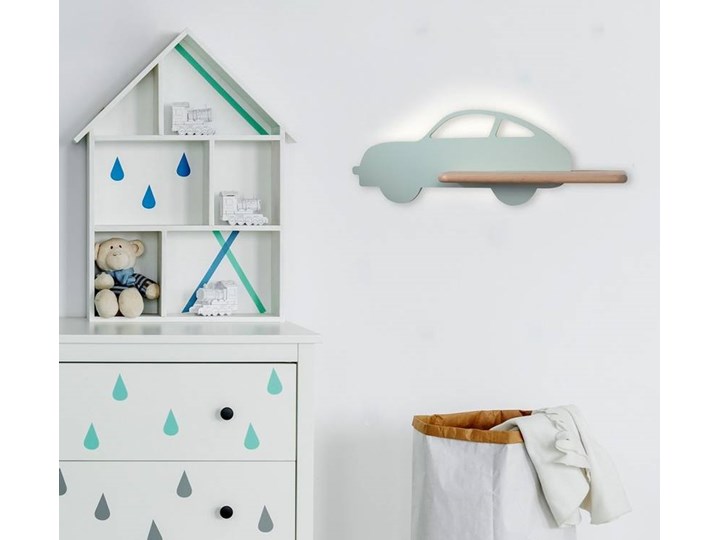 Lampa kinkiet półeczka 5W LED 4000K IQ Kids Car miętowy 21-85092 Kategoria Lampy dziecięce