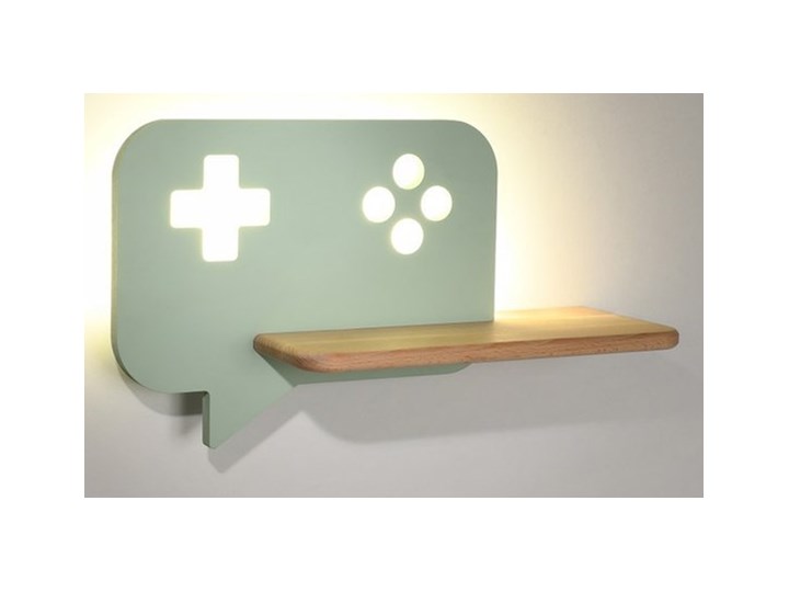 Kinkiet LED 5W dla dziecka miętowy z półką Console 21-75680 Typ Lampa LED