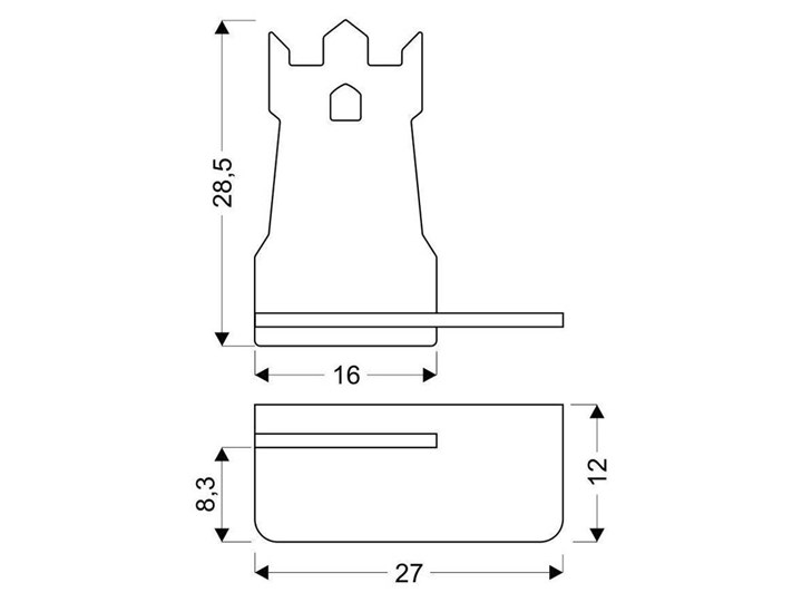 Lampa półeczka LED 5W 4000K IQ Kids Tower 21-85030 Kinkiet Kolor Czarny Typ Lampa LED
