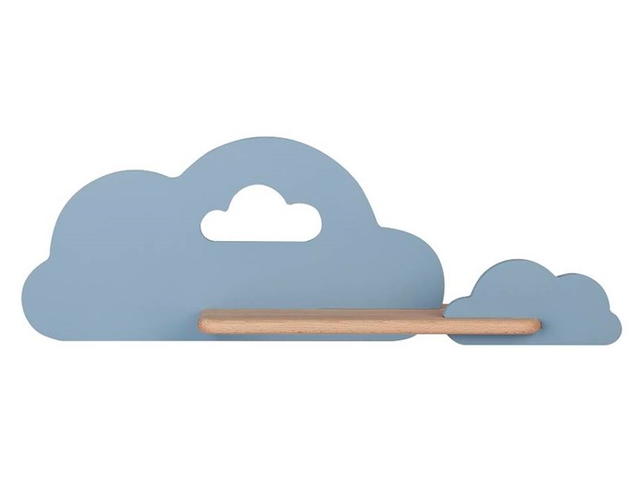 Kinkiet LED 5W dla dziecka niebieska chmurka z półką Cloud 21-75581
