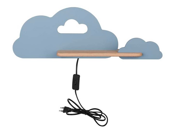 Kinkiet LED 5W dla dziecka niebieska chmurka z półką Cloud 21-75710 Kolor