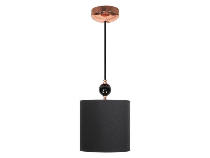 Lampa wisząca czarna miedziana Melba 31-39385 Lampa z abażurem Metal Kolor Miedziany