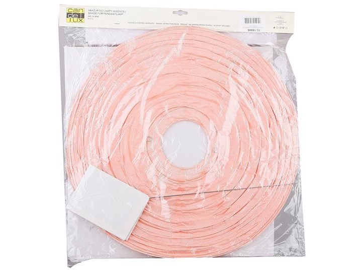 Lampion papierowy morelowy kula 50cm Kokon 70-16945 Kolor Pomarańczowy Kategoria Lampy dziecięce