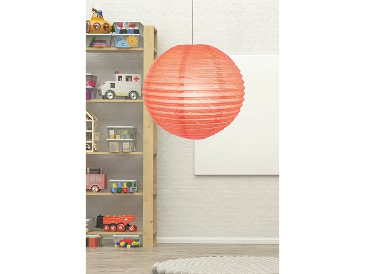 Lampion papierowy morelowy kula 50cm Kokon 70-16945 Kolor Pomarańczowy Kategoria Lampy dziecięce