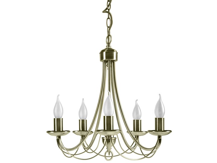 Lampa wisząca patynowa żyrandol 5x40W E14 Muza 35-69170 Metal Kategoria Lampy wiszące