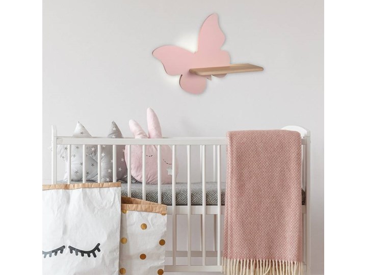 Kinkiet półeczka LED 5W 4000K IQ Kids Butterfly różowy 21-85177 Typ Lampa LED Kategoria Lampy dziecięce