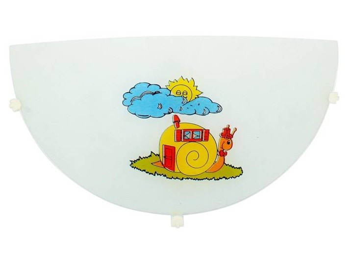 Półplafon do pokoju dziecka lampa ścienna Ślimak Candellux 11-71814