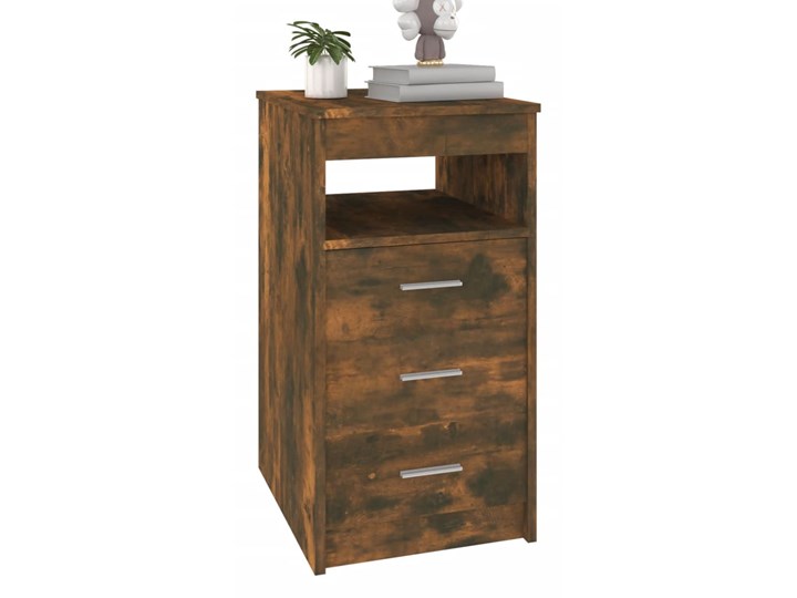 vidaXL Komoda, przydymiony dąb, 40x50x76 cm, materiał drewnopochodny Szerokość 50 cm Z szufladami Płyta meblowa Szerokość 40 cm Głębokość 50 cm Głębokość 40 cm Szerokość 105 cm Pomieszczenie Garderoba