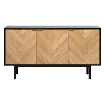 SELSEY Komoda szeroka Frieve 150 cm jodełka dąb