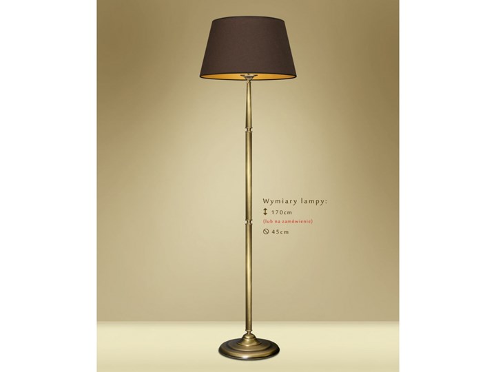 Lampa podłogowa z abażurem YA-P1m Lampa LED Mosiądz Kategoria Lampy podłogowe Lampa z abażurem Styl Tradycyjny