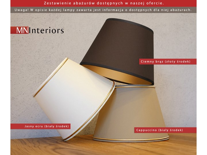 Lampa podłogowa z abażurem YA-P1 Mosiądz Kolor Beżowy Lampa LED Lampa z abażurem Styl Tradycyjny