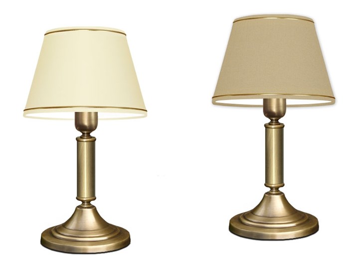 Lampa biurkowa z mosiądzu YA-B1 Lampa z abażurem Wysokość 14 cm Lampa LED Styl Tradycyjny Wysokość 38 cm Kategoria Lampy stołowe