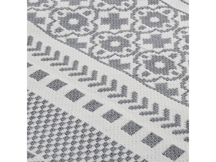 vidaXL Dywan, szaro-biały, 80x150 cm, bawełniany Dywany Dywaniki Kategoria Dywany Bawełna Kolor Szary