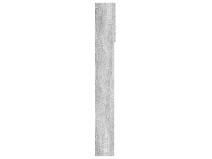 vidaXL Szafka łazienkowa, szary dąb sonoma, 64x25,5x190 cm Drewno Szafka nad pralkę Szerokość 64 cm Głębokość 26 cm Kategoria Szafki stojące