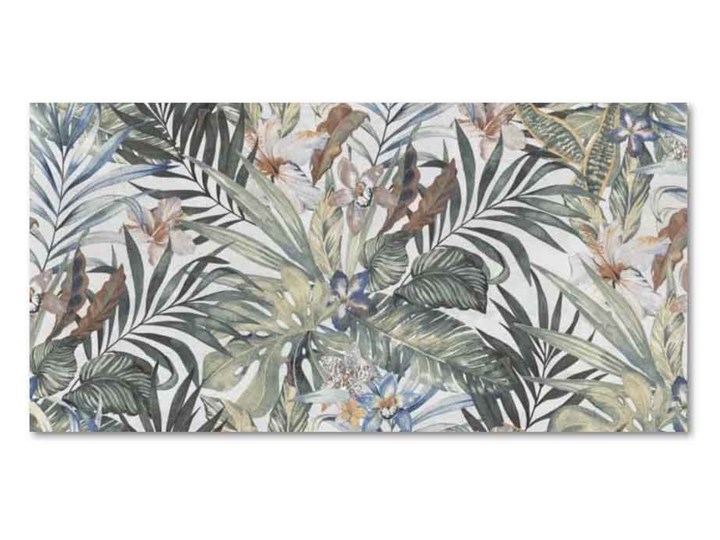 Płytka Abk Wide&Style Mini Caribbean Rett. 60x120 Z motywem roślinnym