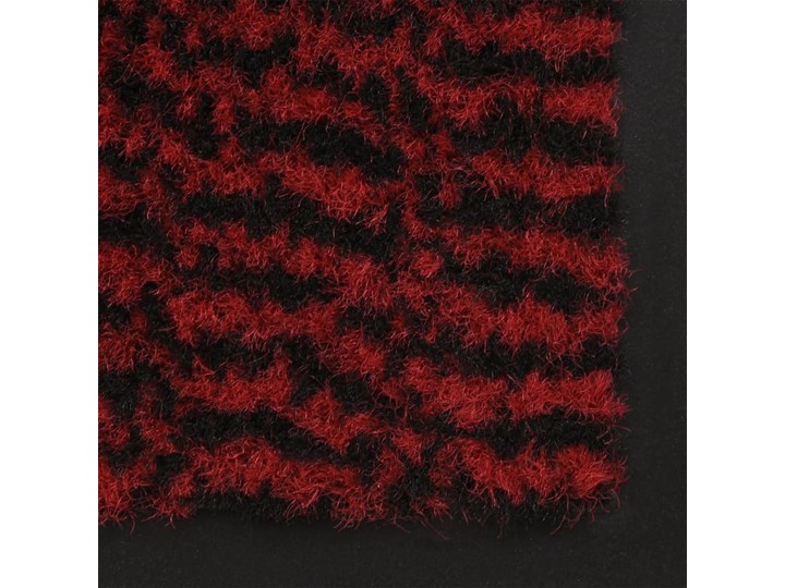 vidaXL Wycieraczka tuftowana, 60x150 cm, czerwona Guma Tworzywo sztuczne Kolor Czerwony