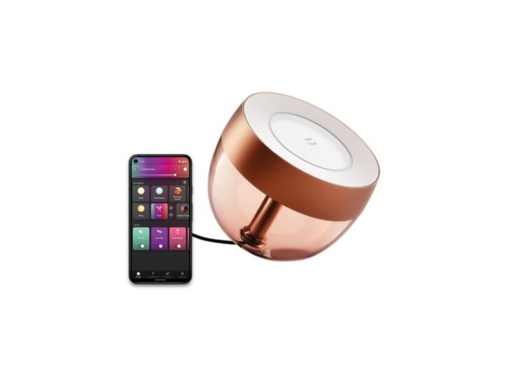 Lampa biurkowa PHILIPS HUE Iris 929002376803 Tkanina Metal Kategoria Lampy stołowe
