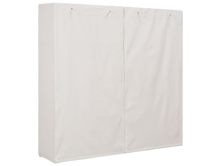 vidaXL Szafa, biała, 173x40x170 cm, materiałowa