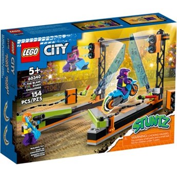 Klocki LEGO City - Wyzwanie kaskaderskie: ostrze 60340
