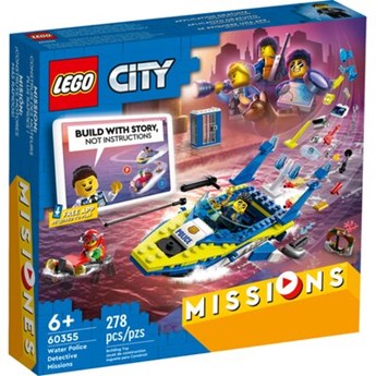 Klocki LEGO City - Śledztwa wodnej policji 60355