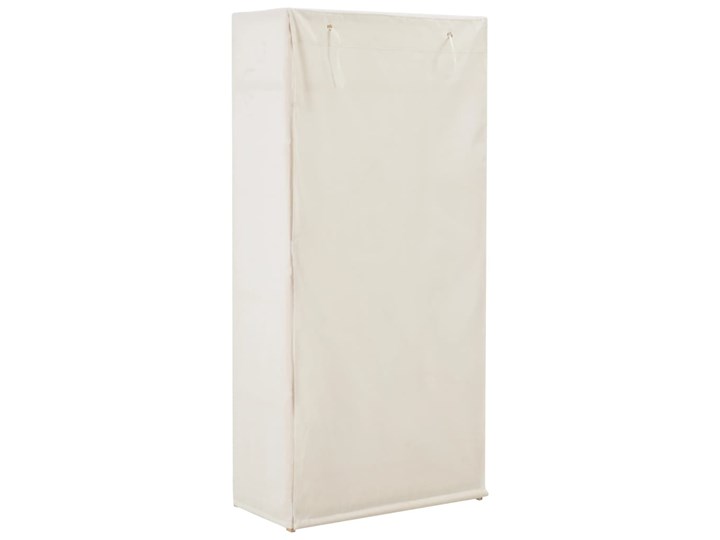 vidaXL Szafa, biała, 79 x 40 x 170 cm, materiałowa Głębokość 40 cm Drewno Kategoria Szafy do garderoby Tkanina Szerokość 79 cm Tworzywo sztuczne Typ Gotowa