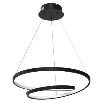 LED Żyrandol na lince LUCERNO LED/48W/230V czarny