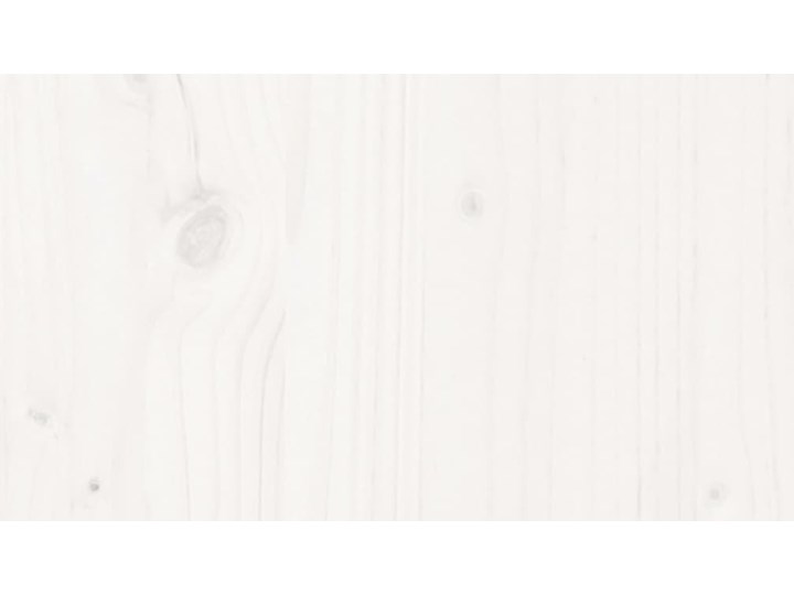 vidaXL Rama łóżka, biała, lite drewno, 90x200 cm Łóżko drewniane Kolor Biały