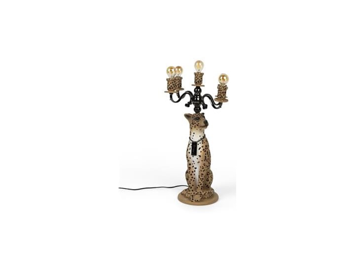 Lampa podłogowa Proudly Crowned Panther Lampa inspirowana Aluminium Metal Styl Vintage