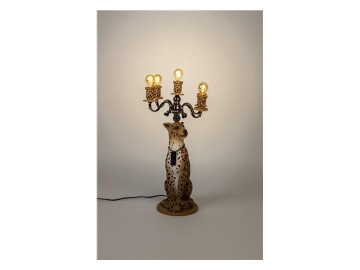 Lampa podłogowa Proudly Crowned Panther Aluminium Metal Lampa inspirowana Styl Vintage