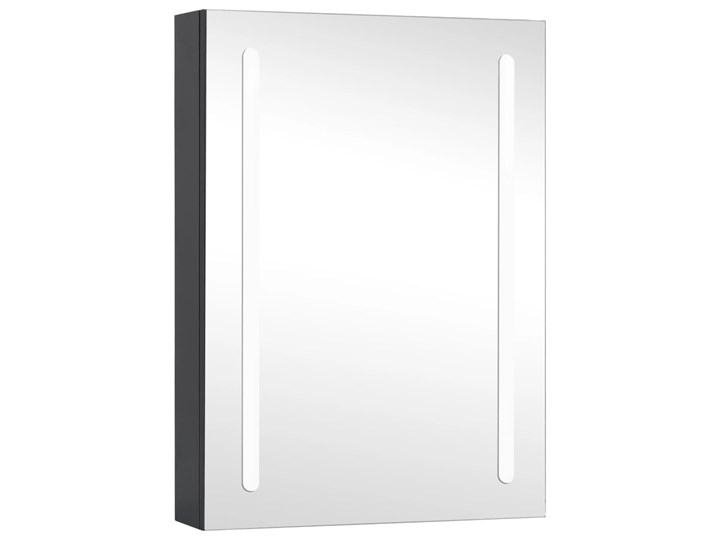 vidaXL Szafka łazienkowa z lustrem i LED, 50x13x70 cm