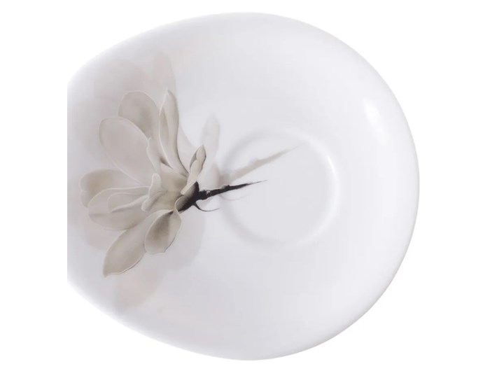 Filiżanka MAGNOLIA ze spodkiem porcelanowa 160 ml - Homla Filiżanka ze spodkiem Porcelana Kolor Biały
