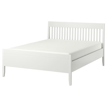 IKEA IDANÄS Rama łóżka, Biały, 140x200 cm
