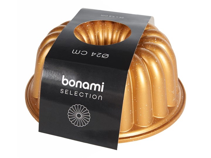 Forma do pieczenia z odlewu aluminium w kolorze złota Bonami Selection Lotus Kolor Złoty Do babki Kategoria Formy i foremki