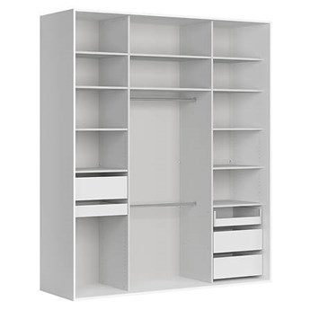 Flex garderoba otwarta 200 cm biała